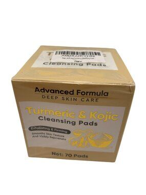 Turmeric & Kojic Cleansing Pads Exfoliating & Firming Advanced Formula Deep Skin